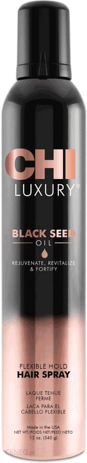 black seed oil hair spray elastyczny lakier do włosów