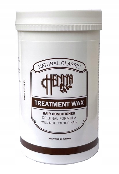 natural classic wax henna treatment 480g odżywka do włosów opinie