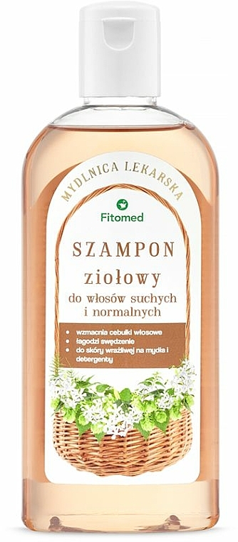 fitomed mydlnica lekarska ziołowy szampon do włosów przetłuszczających